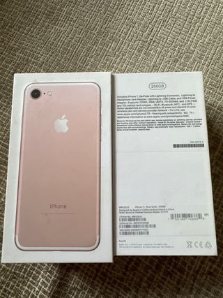 Caja iPhone 7 Rose Gold 256GB