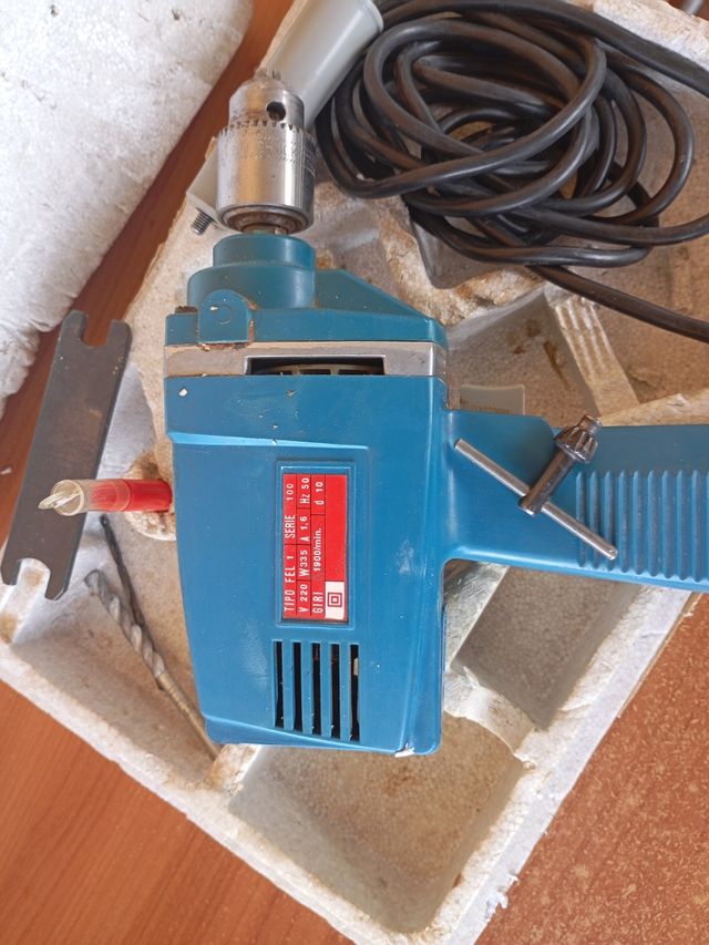 Trapano vintage originale perfettamente funzionant