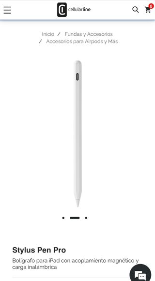 Boligrafo para iPad con acoplamiento magnético