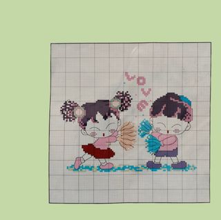 Kit iniciación al punto de cruz.