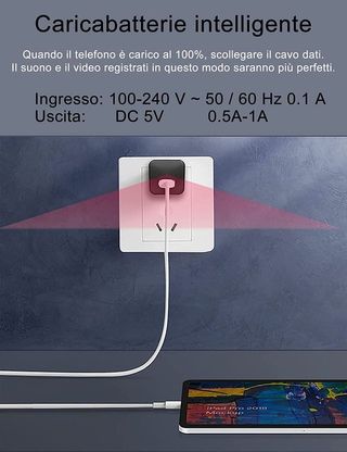 *Cámara cargador oculta*