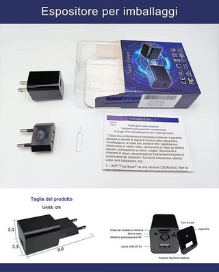 *Cámara cargador oculta*