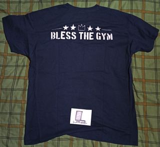 T-Shirt maglietta BLESS THE GYM tg. L crossfit box