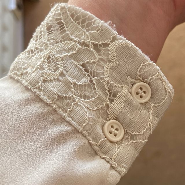 Camisa con encaje Zara