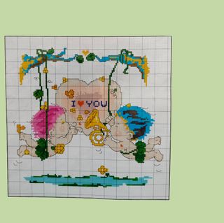 Kit de iniciación al punto de cruz.