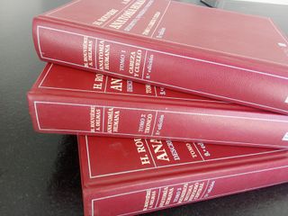 Libros atlas anatomía humana. 3 volumenes.Rouviere