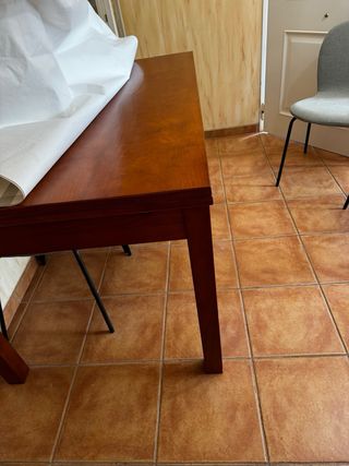 Conjunto mueble salon con mesa y sillas