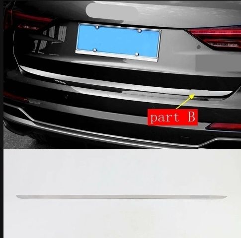 Audi Q3 embellecedor maletero cromado