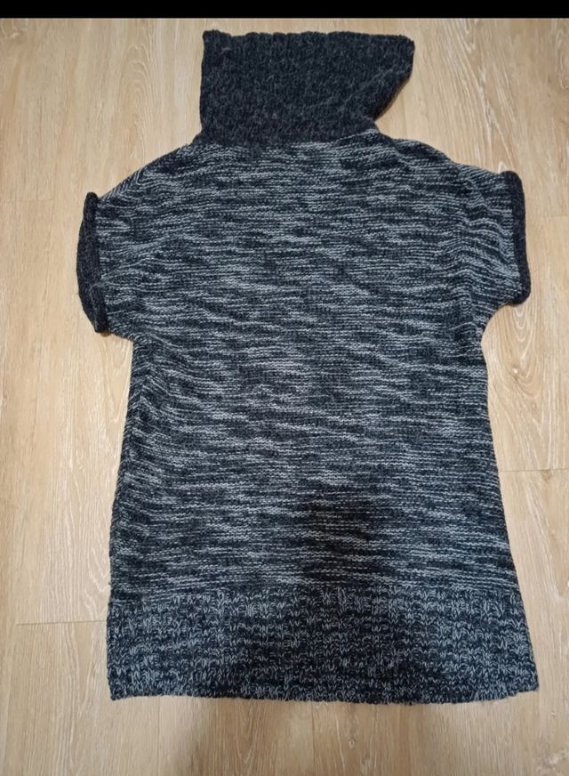 Maglione lana grigio melange