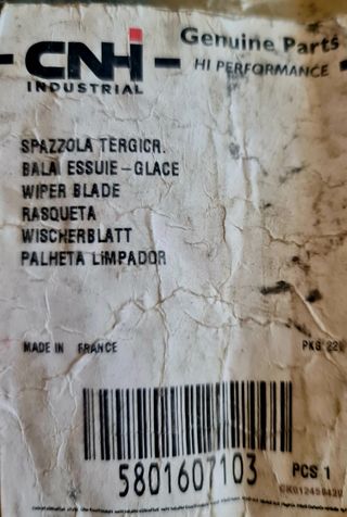 Limpia parabrisas iveco daly .Nuevas