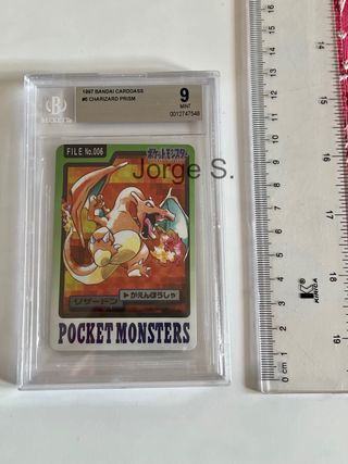 Carta Pokemon Nintendo Charizard BECKET 9 PSA
