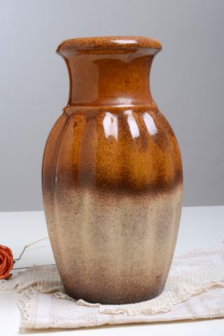 Jarrón Fat Lava Alemania Occidental cerámica