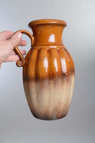 Jarrón Fat Lava Alemania Occidental cerámica