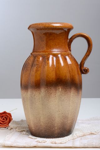 Jarrón Fat Lava Alemania Occidental cerámica