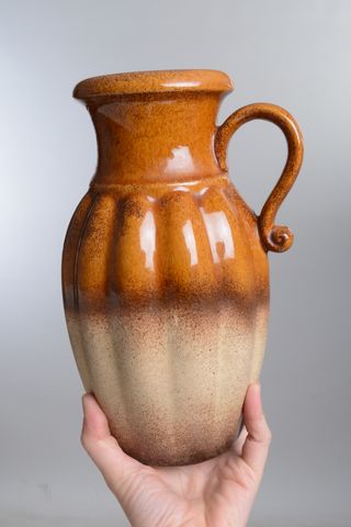 Jarrón Fat Lava Alemania Occidental cerámica