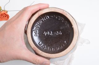 Jarrón Fat Lava Alemania Occidental cerámica