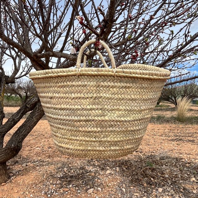 Capazos de palma para decoración o eventos