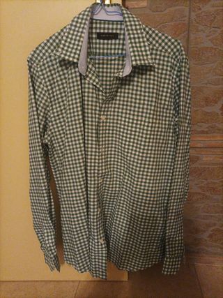 Camisa cuadros verde