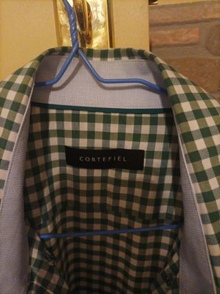 Camisa cuadros verde