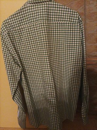 Camisa cuadros verde