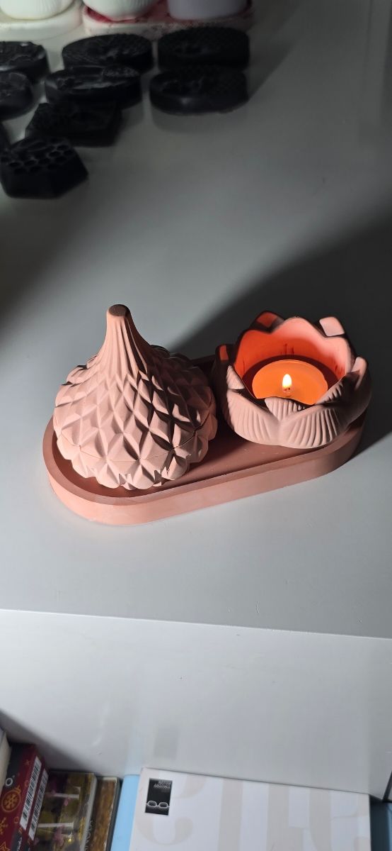 Set de Cajitas joyero y portavelas