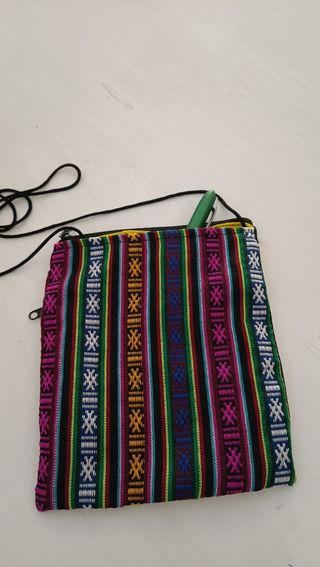 Bolsito tibetano seda con mandala