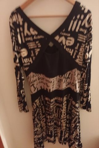 Vestido falda con vuelo