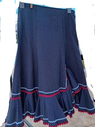 Falda campera flamenca