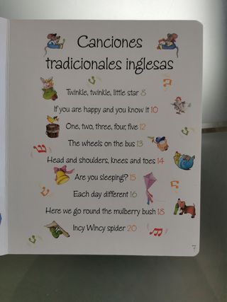 Mis primeras canciones en inglés