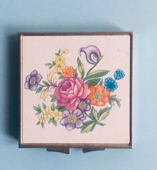 Specchio borsetta 1950