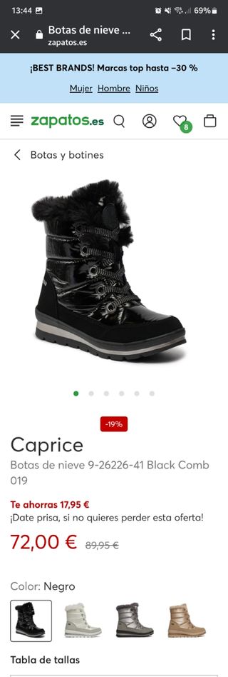 Botin Caprice Mujer