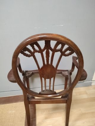 Silla caoba antigua