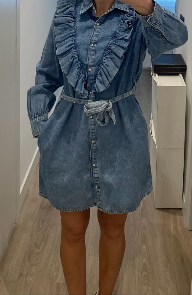 Vestido vaquero Stradivarius