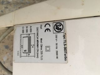 Radiador electrico con ventilador