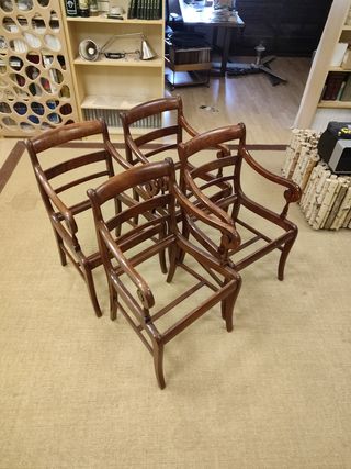 Silla roble antigua
