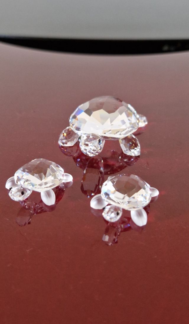3 tartarughe Swarovski