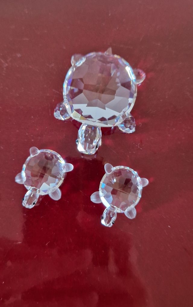 3 tartarughe Swarovski