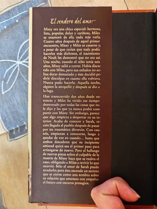 LIBRO 'EL SENDERO DEL AMOR' , NOVELA