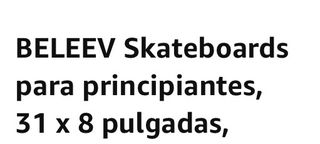 Monopatín BELEEV Skateboards 