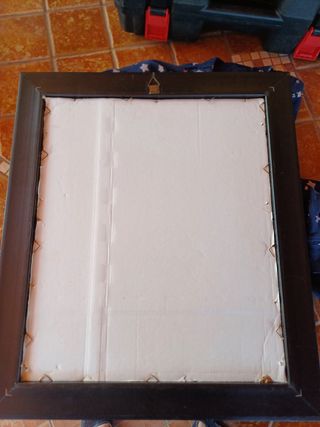 Quadro con stampa e vetro 
