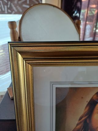 Quadro con stampa e vetro 
