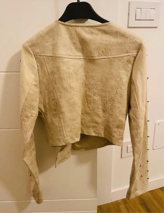 giacca con borchie Hozone