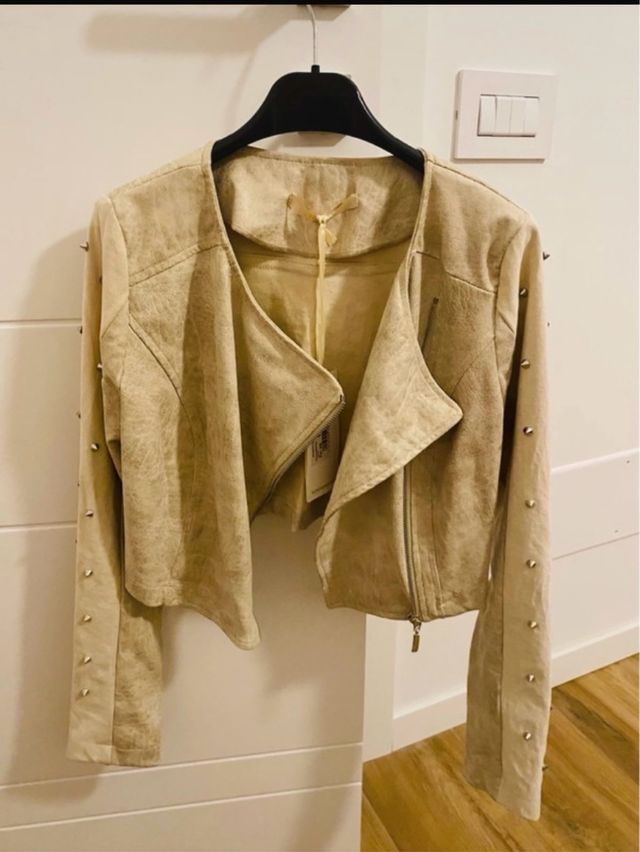 giacca con borchie Hozone