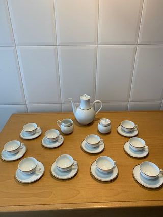 juego de café, porcelanas Bidasoa