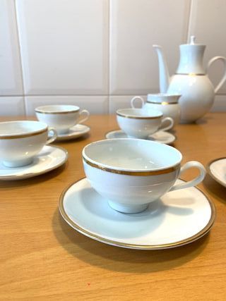 juego de café, porcelanas Bidasoa