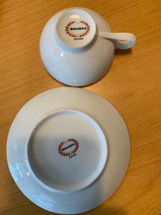 juego de café, porcelanas Bidasoa