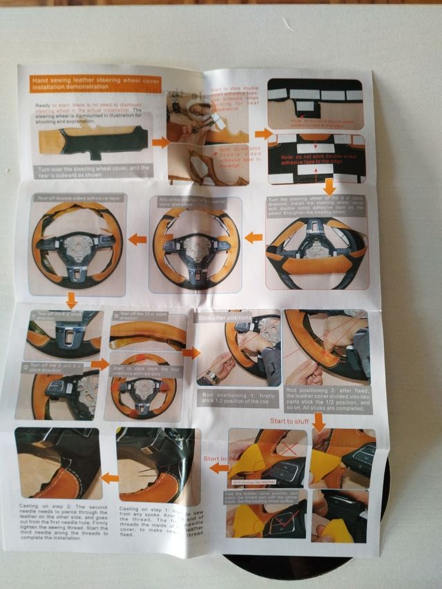 Funda para volante de coche