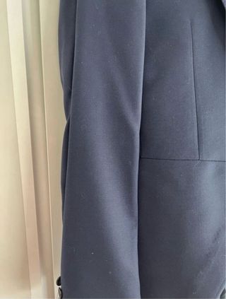 Semi Chaqué fit azul marino completo talla 46