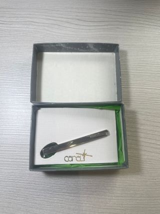 Alfiler de corbata bañado en plata