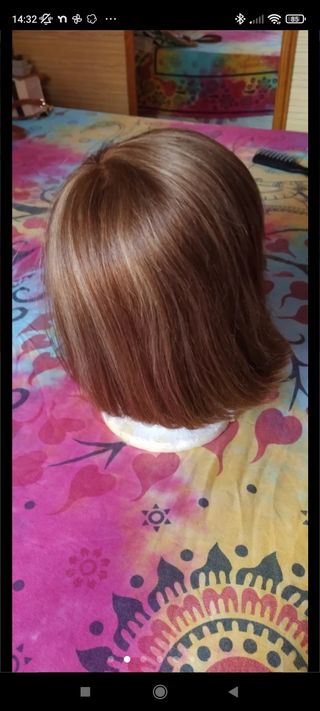 Peluca de pelo natural